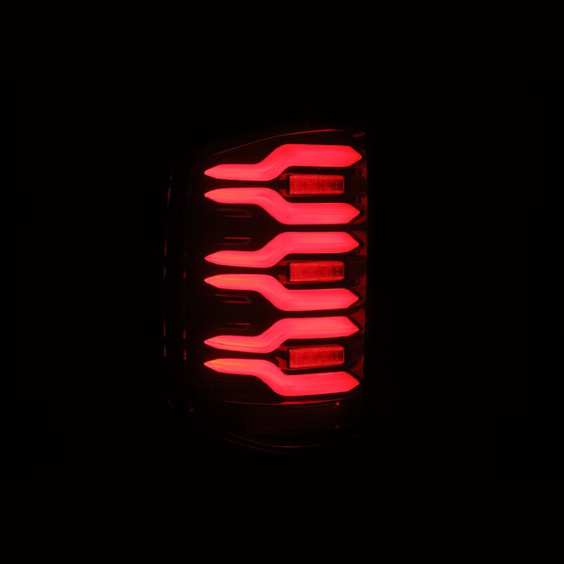 AlphaRex 620050 - ARX620050 - AlphaRex 14-18 Chevy Silverado 1500 Luxx-Series LED Tail Lights Black/Red w/Activ Light/Seq Signal - Shipped in Europe - Tuningsupply.com