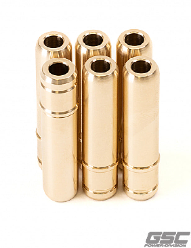 GSC Power Division 3147-6 - GSC3147-6 - GSC P-D Toyota G16E STD Manganese Bronze Exhaust Valve Guide Stopper Style - Set of 6 - Shipped in Europe - Tuningsupply.com