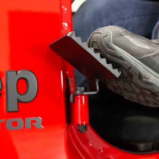 Fishbone Offroad FB21082 - FBOFB21082 - Fishbone Offroad 2018+ Jeep Wrangler JL / 2020+ Gladiator JT Foot Peg Set - Black - Shipped in Europe - Tuningsupply.com