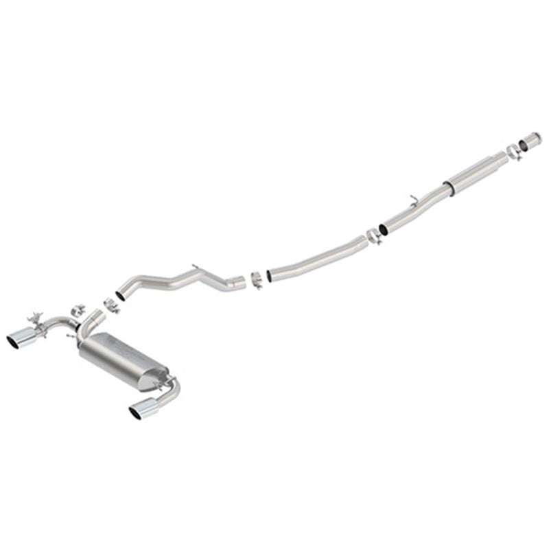 Ford Racing - FRPM-5200-FRS - Ford Racing 2016-2017 Focus RS Active Sport Cat-Back Exhaust System w/ Polished Tips - Shipped in Europe - Tuningsupply.com