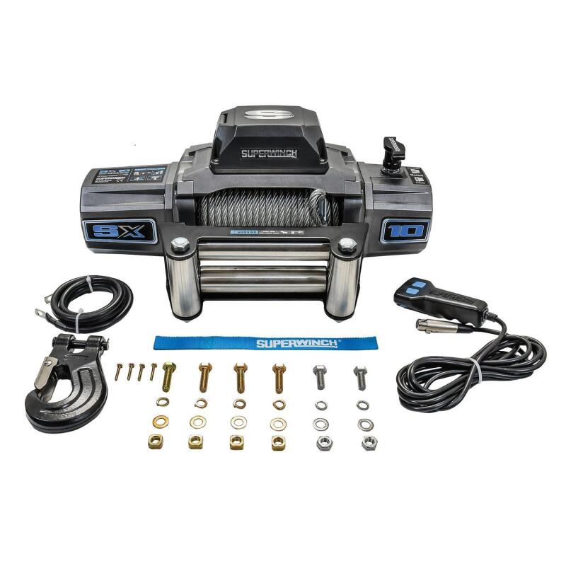Superwinch - SUW1710200 - Superwinch 10000 LBS 12V DC 3/8in x 85ft Wire Rope SX 10000 Winch - Shipped in Europe - Tuningsupply.com