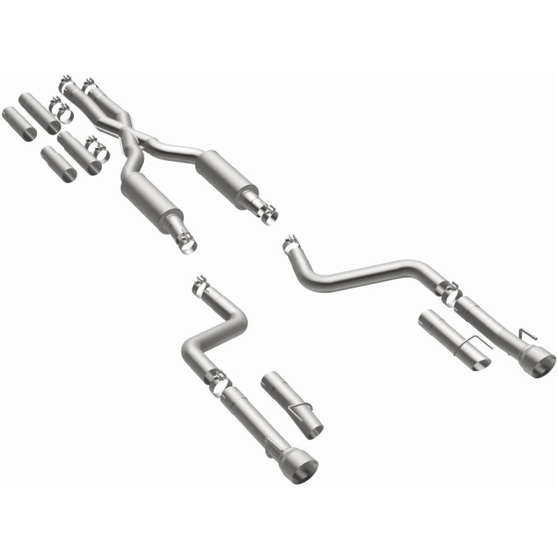 Magnaflow 19371 - MAG19371 - MagnaFlow 2017+ Dodge Charger 409 SS Polished 3in Quad Tips Cat-Back Exhaust - Shipped in Europe - Tuningsupply.com