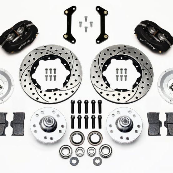Wilwood 140-11009-D - WIL140-11009-D - Wilwood Forged Dynalite Front Kit 11.00in Drilled 79-87 GM G Body - Shipped in Europe - Tuningsupply.com