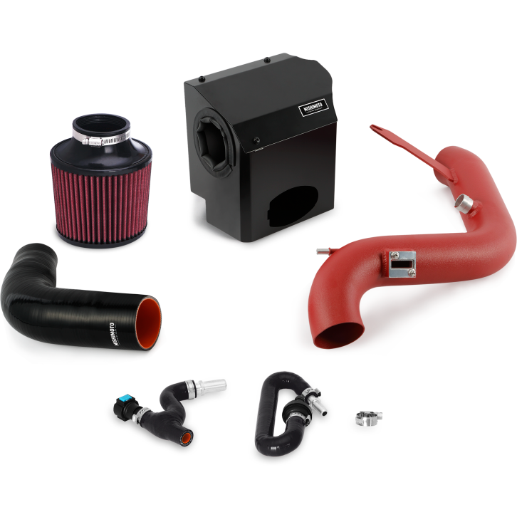 Mishimoto MMAI-FIST-16WRD - MISMMAI-FIST-16WRD - Mishimoto 2016 Ford Fiesta ST 1.6L Performance Air Intake Kit - Wrinkle Red - Shipped in Europe - Tuningsupply.com