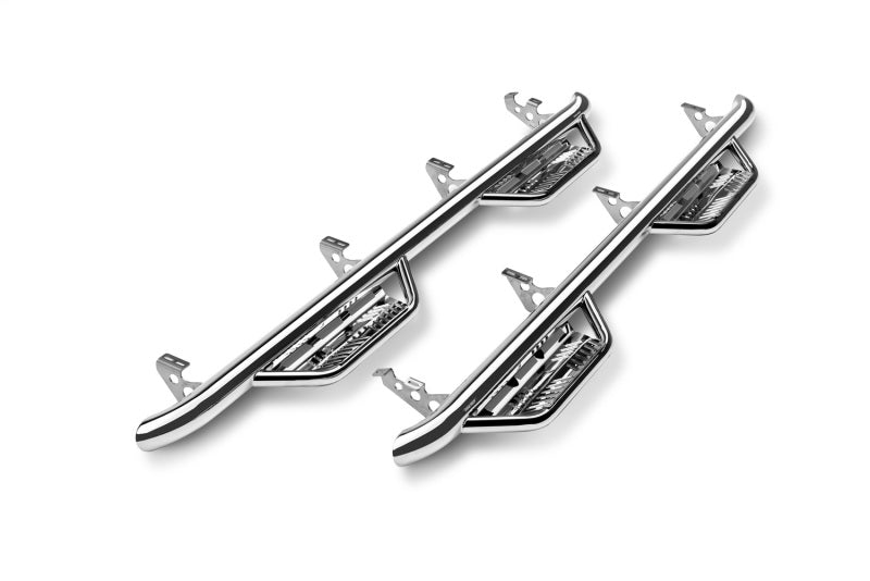 N-Fab HPC1980CC-SS - NFBHPC1980CC-SS - N-Fab Podium SS 2019 Chevy/GMC 1500 Crew Cab - Cab Length - Polished Stainless - 3in - Shipped in Europe - Tuningsupply.com