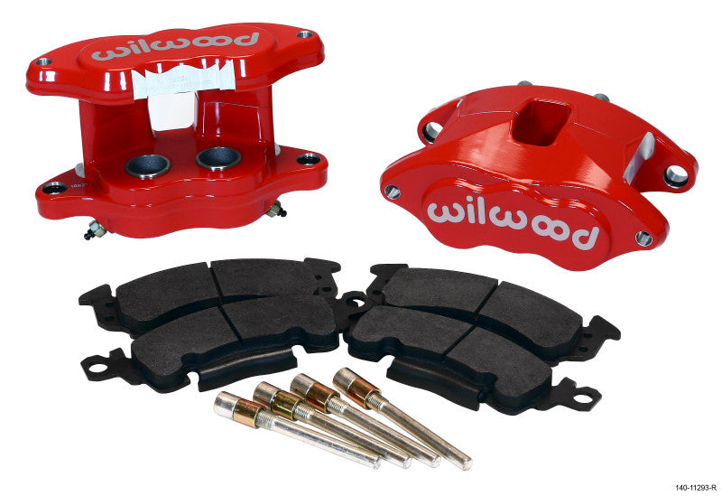 Wilwood 140-11293-R - WIL140-11293-R - Wilwood D52 Rear Caliper Kit - Red 1.25 / 1.25in Piston 1.04in Rotor - Shipped in Europe - Tuningsupply.com
