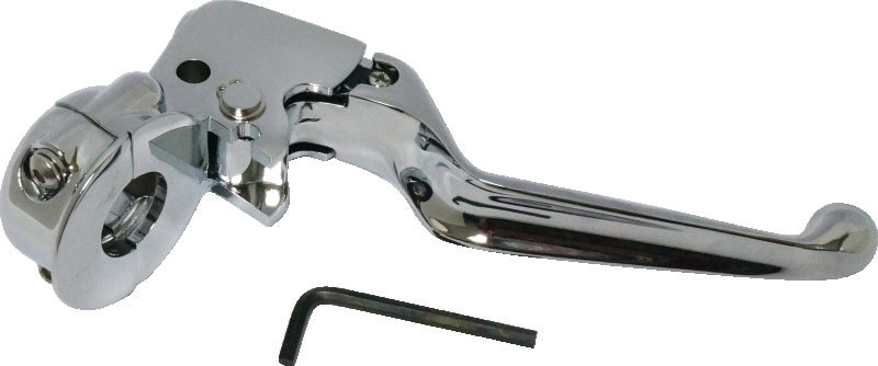 Bikers Choice 488729 - BKC488729 - Bikers Choice 96-14 Big Twin (Exc. 08-14 FLH/FLT) / 96-03 XL Chrome Clutch Lever With Bracket - Shipped in Europe - Tuningsupply.com