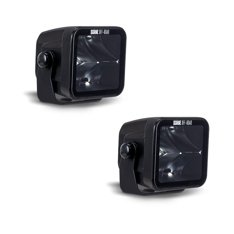Borne Off-Road BNLT-LP33-2S - BRNBNLT-LP33-2S - Borne Off-Road Light Pods (Kit of 2) 3x3 Spot - Shipped in Europe - Tuningsupply.com