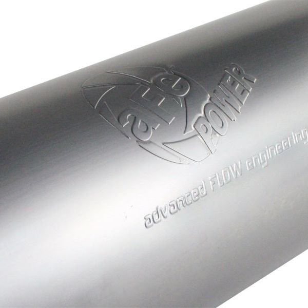 aFe 49-91002 - AFE49-91002 - aFe MACHForce XP Exhausts Mufflers SS-409 EXH Muffler 4 ID In/Out 8 Dia - Shipped in Europe - Tuningsupply.com