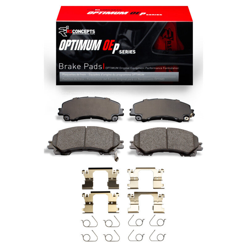 R1 Concepts 2551-1736-01 - RNC2551-1736-01 - R1 2014-2025 Infiniti Q50 Front R1 Optimum OE Pads & Hardware Kit - Shipped in Europe - Tuningsupply.com