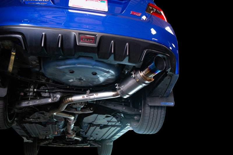 Revel T60188R - RVLT60188R - Revel 15-21 WRX/STi 11-14 WRX STi 08-14 WRX Ultra Ti Titanium Single Exit Catback Exhaust - Shipped in Europe - Tuningsupply.com