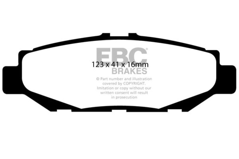 EBC DP2848 - EBCDP2848 - EBC 93-97 Lexus GS300 3.0 Greenstuff Rear Brake Pads - Shipped in Europe - Tuningsupply.com