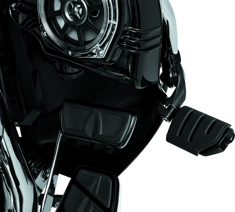 Kuryakyn 7583 - KUR7583 - Kuryakyn Tour Tech Trident Dually 4in Back Arm With 1-1/4in Clamps Black - Shipped in Europe - Tuningsupply.com