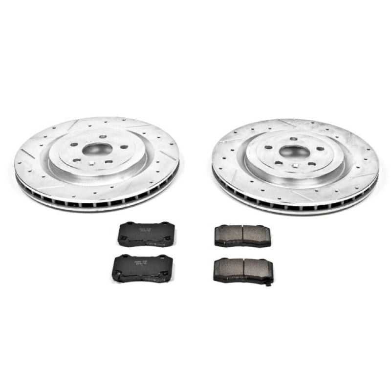 PowerStop K3019 - PSBK3019 - Power Stop 09-15 Cadillac CTS Rear Z23 Evolution Sport Brake Kit - Shipped in Europe - Tuningsupply.com