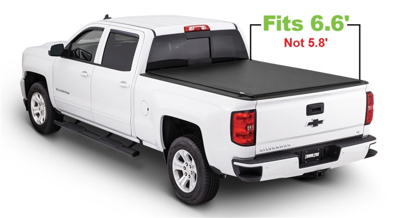 Tonno Pro LR-1045 - TNPLR-1045 - Tonno Pro 14-19 Chevy Silverado 1500 6.6ft Fleetside Lo-Roll Tonneau Cover - Shipped in Europe - Tuningsupply.com