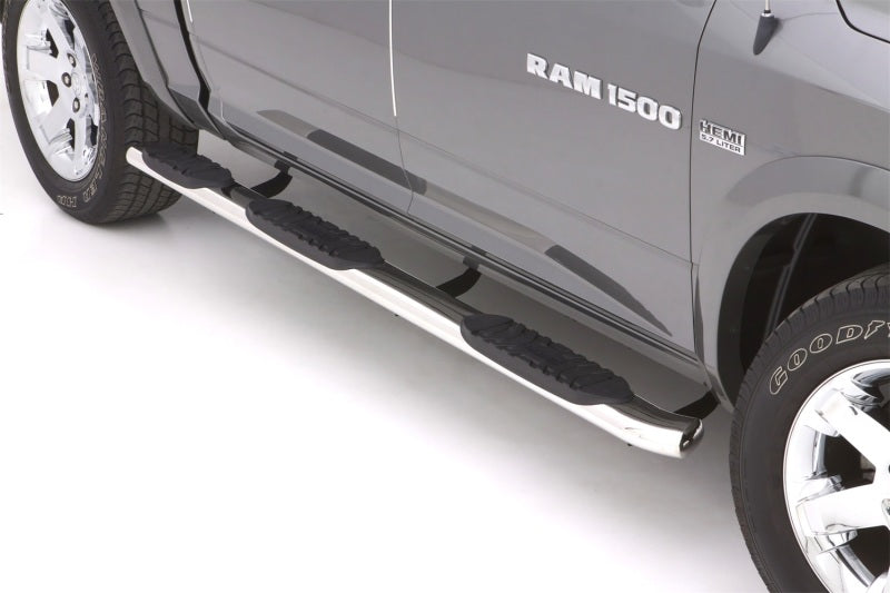 LUND 24497043 - LND24497043 - Lund 09-17 Dodge Ram 1500 Crew Cab (5.5ft. Bed) 5in. Oval WTW SS Nerf Bars - Polished - Shipped in Europe - Tuningsupply.com