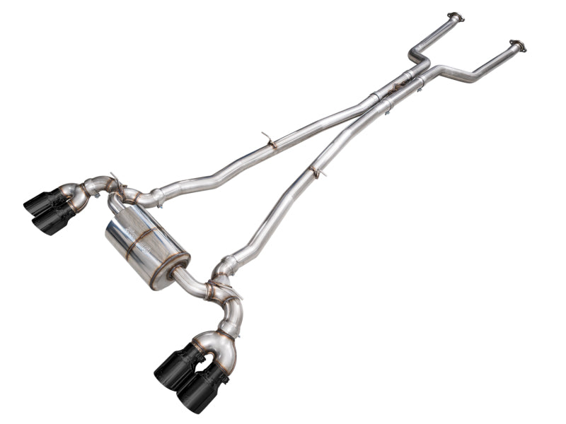 AWE Tuning 3015-43790 - AWE3015-43790 - AWE Tuning BMW G90/G99 M5 Touring Edition Cat-Back Exhaust - Diamond Black Tips - Shipped in Europe - Tuningsupply.com