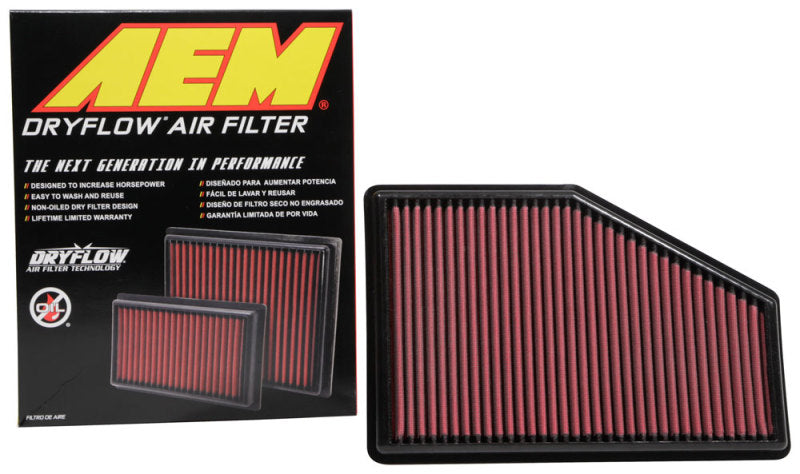 AEM Induction 28-50049 - AEM28-50049 - AEM 12-20 Chevrolet Malibu 1.5L/1.8L/2.0L DryFlow Air Filter - Shipped in Europe - Tuningsupply.com