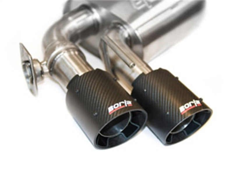 Borla 11924CFBA - BOR11924CFBA - Borla 2016-2017 Chevrolet Camaro SS AT/MT RWD S-type Exhaust (w/ Dual Mode Valves) - Black CF Tip - Shipped in Europe - Tuningsupply.com