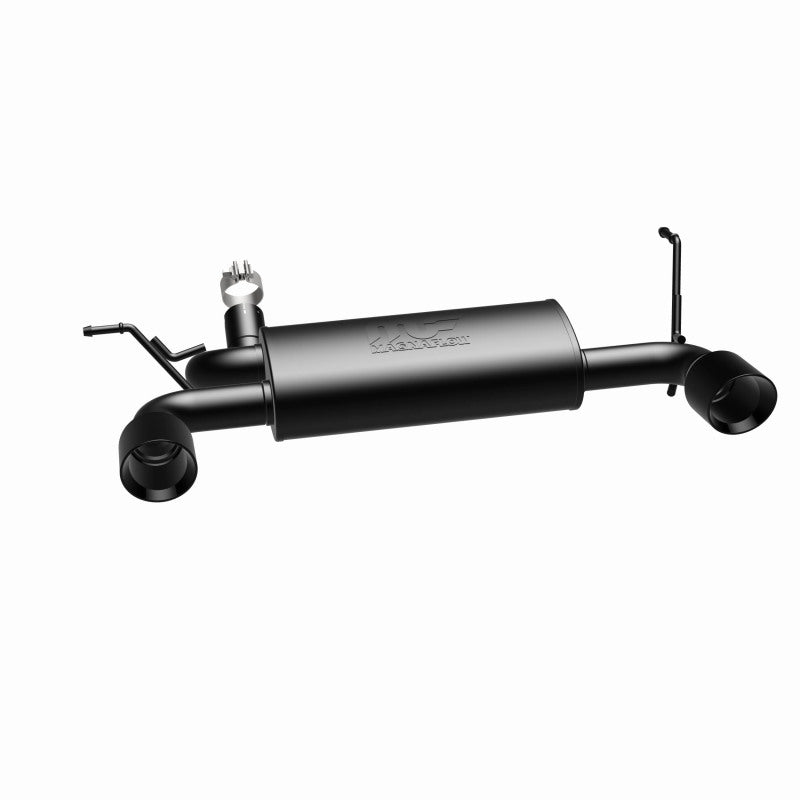 Magnaflow 15160 - MAG15160 - MagnaFlow 07-17 Jeep Wrangler JK 3.8/3.6L Dual Split Rear Exit Black Axle-Back Exhaust - Shipped in Europe - Tuningsupply.com