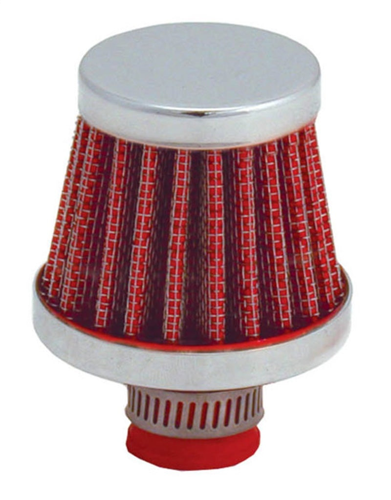 Spectre 3992 - SPE3992 - Spectre Breather Filter 10mm Flange / 2in. OD / 1-3/4in. Height - Red - Shipped in Europe - Tuningsupply.com