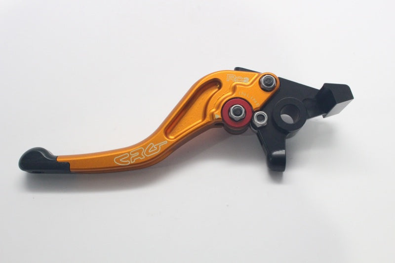 CRG Constructors 2RN-512-H-G - CRG2RN-512-H-G - CRG 07-18 Kawasaki ZX6R/ Z1000/ ZX10R/ ZR14R RC2 Brake Lever - Short Gold - Shipped in Europe - Tuningsupply.com