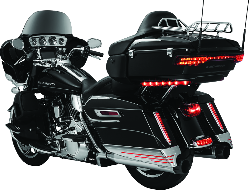 Kuryakyn 7284 - KUR7284 - Kuryakyn Tri-Line Gauge Trim 14-Up Touring Models Chrome - Shipped in Europe - Tuningsupply.com