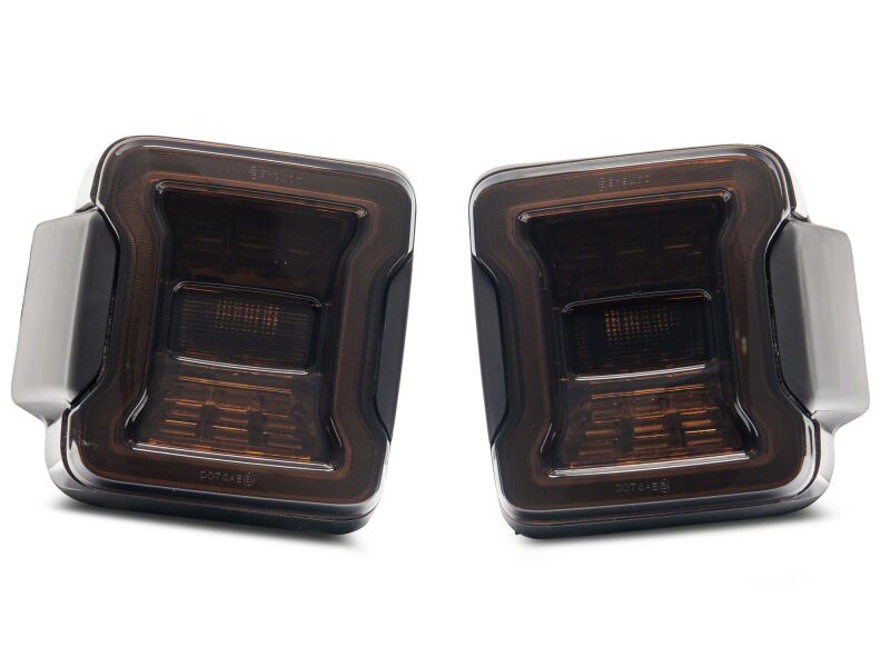 Raxiom J181425 - RAXJ181425 - Raxiom 18-26 Jeep Wrangler JL LED Tail Lights- Red Housing- Smoked Lens - Shipped in Europe - Tuningsupply.com