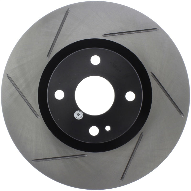 Stoptech 126.45092SR - STO126.45092SR - StopTech 16-17 Mazda MX-5 Front Passenger Side Slotted Sport Brake Rotor - Shipped in Europe - Tuningsupply.com