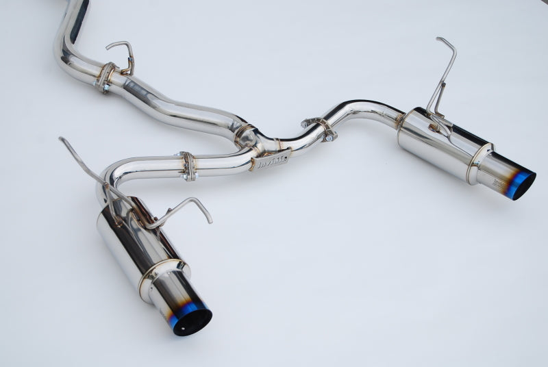 Invidia - INVHS22WRXGTT - Invidia 2022+ Subaru WRX N1 Twin Outlet Single Layer Tip Cat-Back Exhaust - Shipped in Europe - Tuningsupply.com