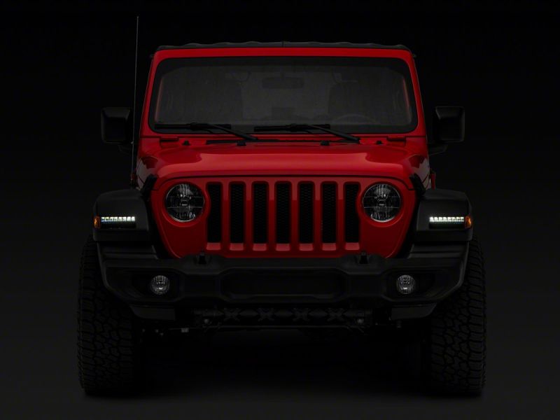 Raxiom J155019-JL - RAXJ155019-JL - Raxiom 18-23 Jeep Wrangler JL Sport Axial Series SEQL LED Parking/Turn Signal Lights- Smoked - Shipped in Europe - Tuningsupply.com