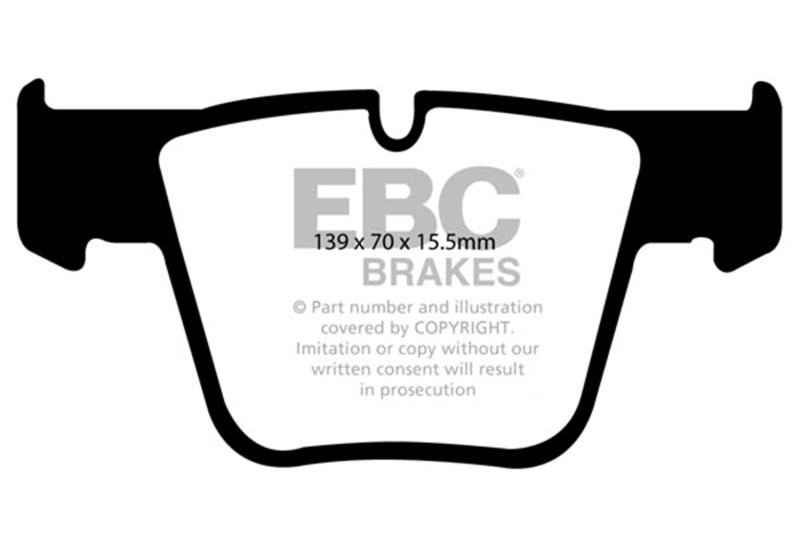 EBC DP41941R - EBCDP41941R - EBC 07-11 Mercedes-Benz CL63 AMG 6.2 Yellowstuff Front Brake Pads - Shipped in Europe - Tuningsupply.com