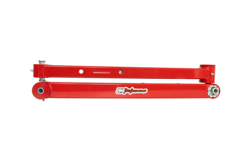 UMI Performance 3622-R - UMI3622-R - UMI Performance 78-96 GM B-Body Boxed Extended Length Lower Control Arms w/Poly Bushings - Red - Shipped in Europe - Tuningsupply.com
