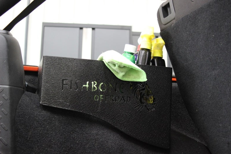 Fishbone Offroad FB25081 - FBOFB25081 - Fishbone Offroad 07-18 Jeep Wrangler JK 4 DR WheelWell Storage Bin - Black Textured Powdercoat Steel - Shipped in Europe - Tuningsupply.com