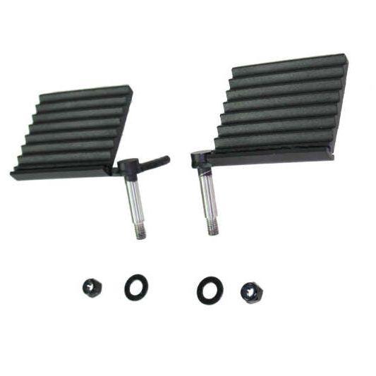 Fishbone Offroad FB21082 - FBOFB21082 - Fishbone Offroad 2018+ Jeep Wrangler JL / 2020+ Gladiator JT Foot Peg Set - Black - Shipped in Europe - Tuningsupply.com