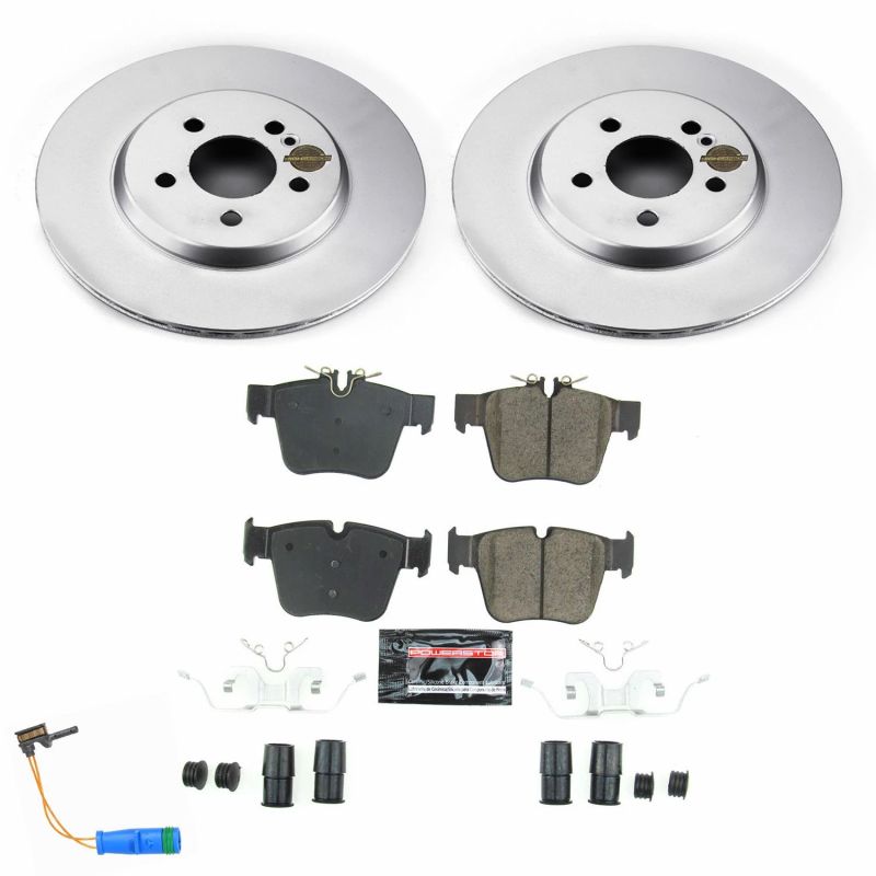 PowerStop CRK7990 - PSBCRK7990 - Power Stop 2018 Mercedes-Benz C43 AMG Rear Z23 Evolution Sport Coated Brake Kit - Shipped in Europe - Tuningsupply.com