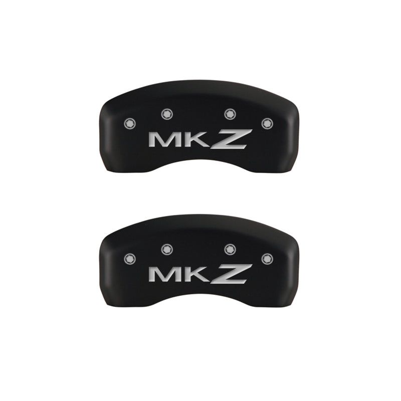 MGP 36018SLCZRD - MGP36018SLCZRD - MGP 4 Caliper Covers Engraved Front Lincoln Engraved Rear MKZ Red finish silver ch - Shipped in Europe - Tuningsupply.com