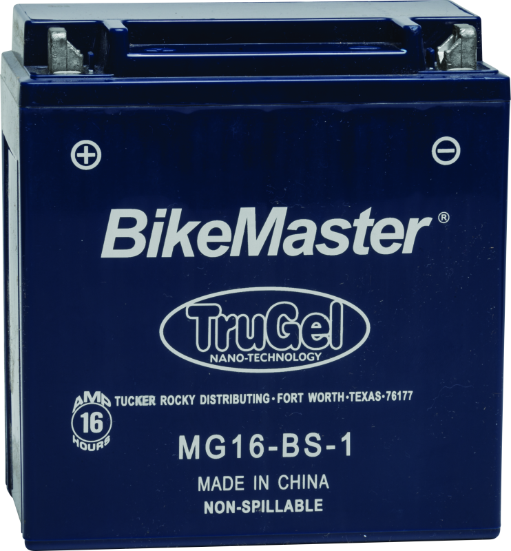 BikeMaster 780521 - BKM780521 - BikeMaster TruGel Battery MG16-BS-1 - Shipped in Europe - Tuningsupply.com