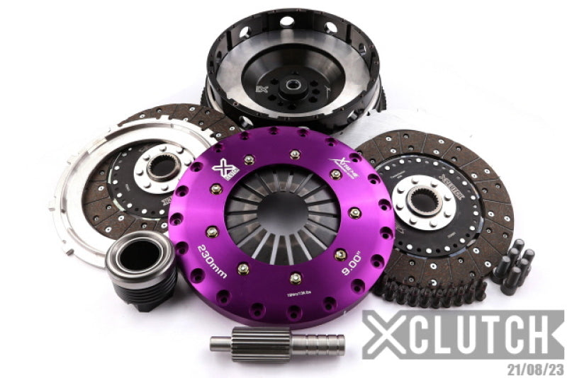 XCLUTCH XKBM23560-2G - XCLXKBM23560-2G - XClutch 15-18 BMW M3 Base 3.0L 9in Twin Solid Organic Clutch Kit - Shipped in Europe - Tuningsupply.com