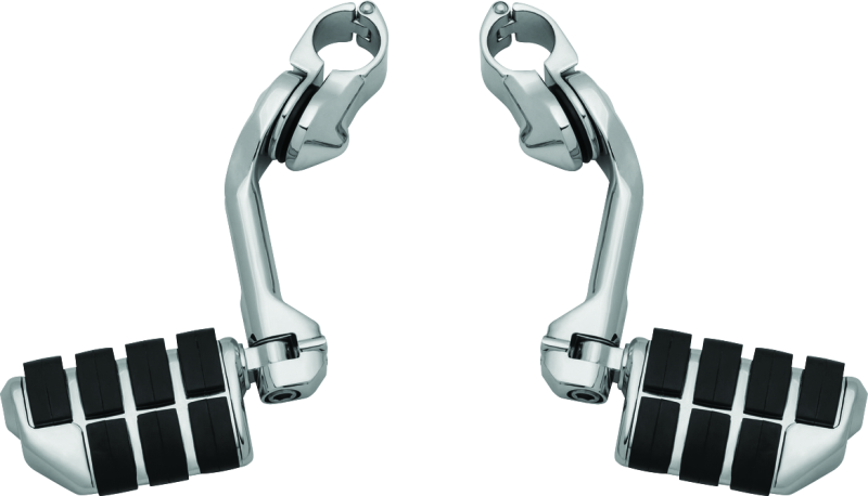Kuryakyn 4529 - KUR4529 - Kuryakyn Tour-Tech Cruise 6in Mount Arm With Dually ISO Pegs 1-1/4in Clamp Chrome - Shipped in Europe - Tuningsupply.com