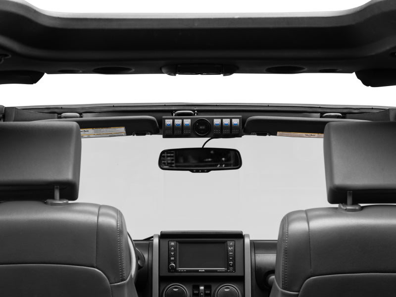 Raxiom J131127 - RAXJ131127 - Raxiom 07-18 Jeep Wrangler JK Control Box w/ Switch Panel - Shipped in Europe - Tuningsupply.com