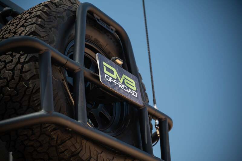 DV8 Offroad TCJK-14 - DVETCJK-14 - DV8 07-18 Jeep Wrangler JK Body Mounted Tire Carrier - Shipped in Europe - Tuningsupply.com