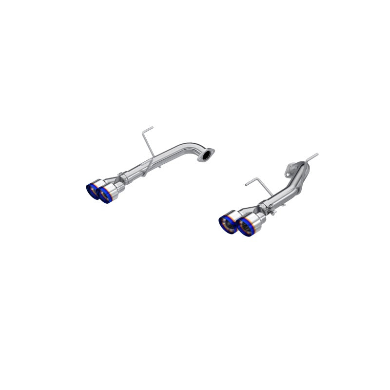 MBRP PS48103BE - MBRPS48103BE - MBRP 2022 Subaru WRX 2.5in Dual Split Rear Exit w/ Quad BE Tips - T304 - Shipped in Europe - Tuningsupply.com