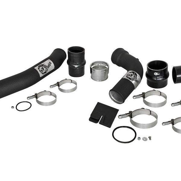 aFe 46-20314-B - AFE46-20314-B - aFe Bladerunner 3in Hot and Cold Side Black Intercooler Tubes 2017 Ford Diesel Trucks V8 6.7L (td) - Shipped in Europe - Tuningsupply.com