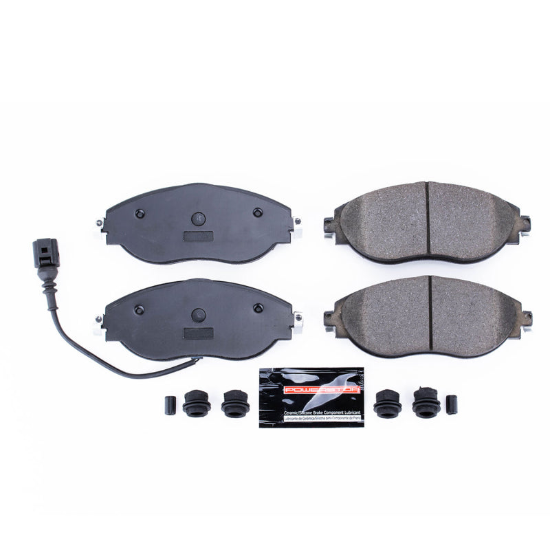 PowerStop Z23-1633 - PSBZ23-1633 - Power Stop 2019 Audi A3 Quattro Front Z23 Evolution Sport Brake Pads w/Hardware - Shipped in Europe - Tuningsupply.com