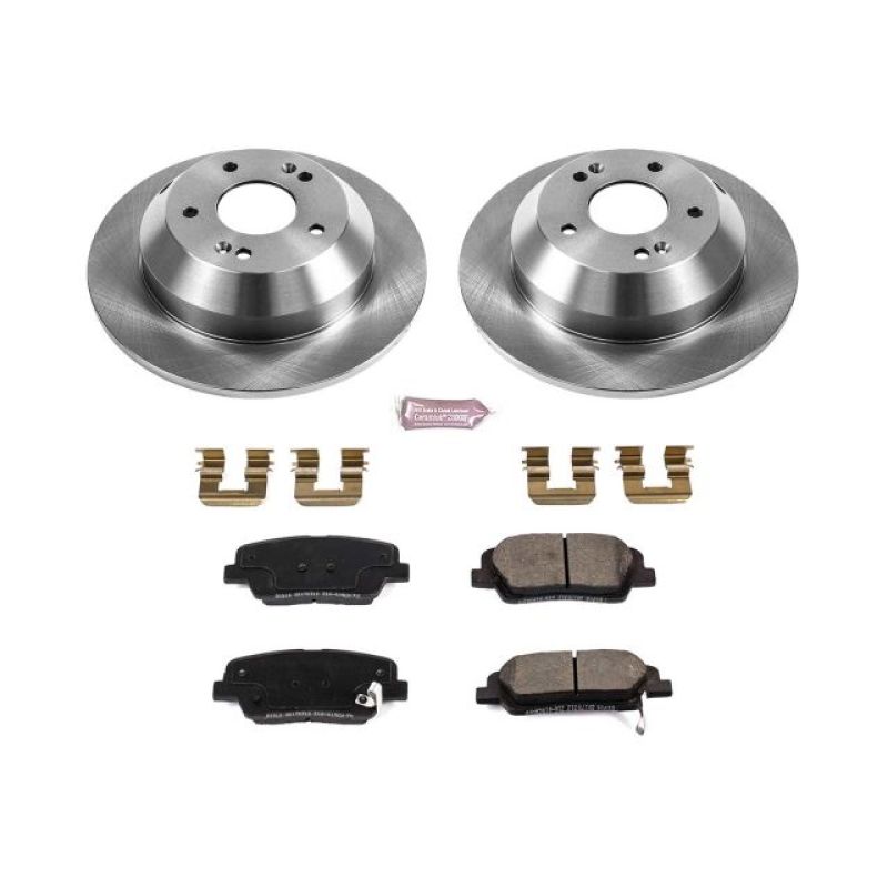 PowerStop KOE7507 - PSBKOE7507 - Power Stop 10-18 Hyundai Santa Fe Rear Autospecialty Brake Kit - Shipped in Europe - Tuningsupply.com