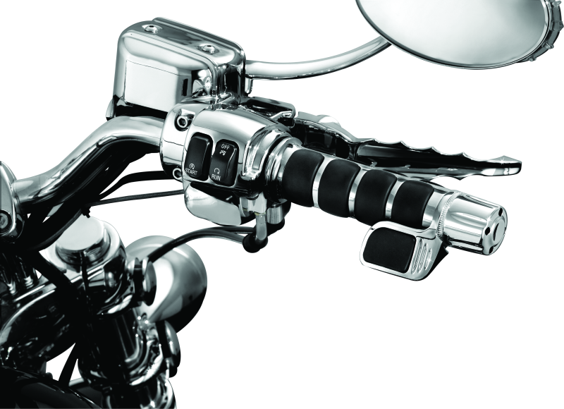 Kuryakyn 6299 - KUR6299 - Kuryakyn Contoured ISO Throttle Boss Chrome - Shipped in Europe - Tuningsupply.com