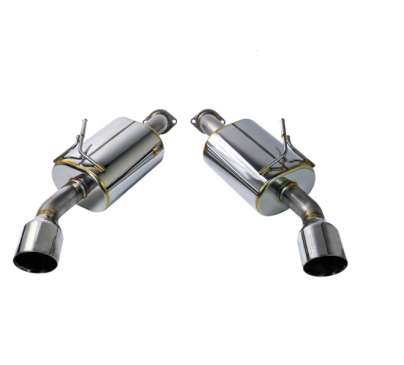Remark RO-TSQ5-DM - REMRO-TSQ5-DM - REMARK 14+ Infiniti Q50 Axleback Exhaust w/Mufflers - Stainless Double Wall Tip - Shipped in Europe - Tuningsupply.com