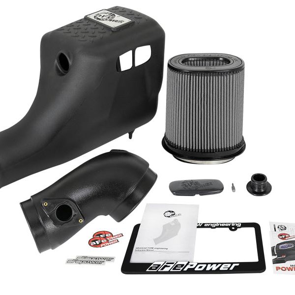 aFe 51-81022-1 - AFE51-81022-1 - aFe MagnumForce Stage 2 Si Cold Intake System w/PDS 03-07 Ford Diesel Trucks V8-6.0L - Shipped in Europe - Tuningsupply.com