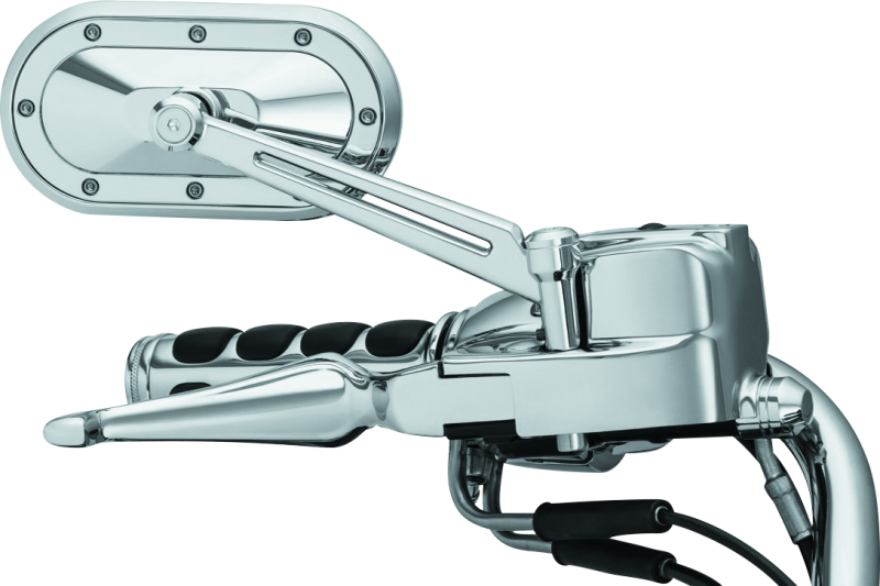 Kuryakyn 1736 - KUR1736 - Kuryakyn Heavy Industry Mirrors Chrome - Shipped in Europe - Tuningsupply.com